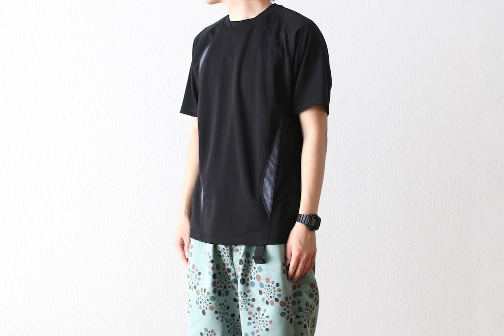 Tシャツ・カットソー SAN SAN GEAR : 25SS / FLOWING PANEL T-SHIRT (2COLORS) SAN SAN GEAR (サン サン ギア) 