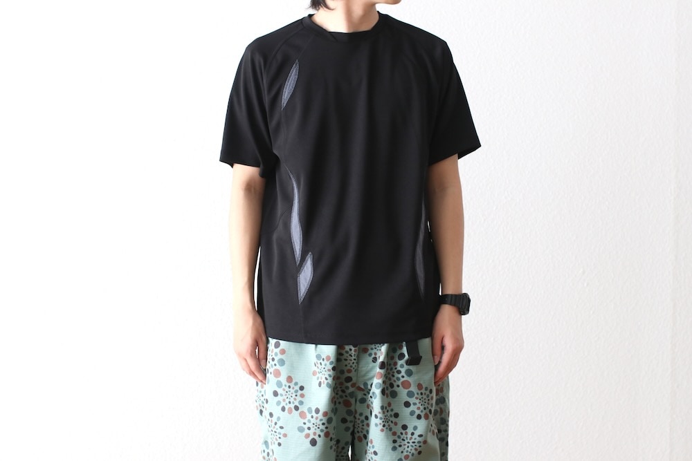 Tシャツ・カットソー SAN SAN GEAR : 25SS / FLOWING PANEL T-SHIRT (2COLORS) SAN SAN GEAR (サン サン ギア)