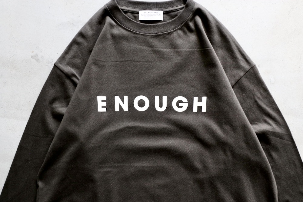POET MEETS DUBWISE(ݥȥߡĥ֥磻) "ENOUGH L/S T-Shirt"