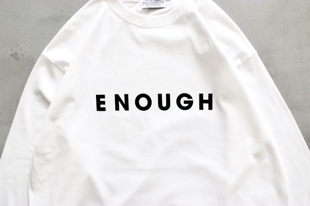 POET MEETS DUBWISE(ݥȥߡĥ֥磻) "ENOUGH L/S T-Shirt"