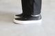 VANS(������) "Authentic LEATHER BLACK/TRUE WHITE"