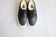 VANS(������) "Authentic LEATHER BLACK/TRUE WHITE"