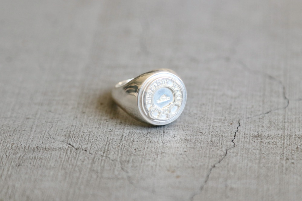 BUNNEY(�Хˡ�) "Precious Wares Heavy Signet Ring 925 Silver"