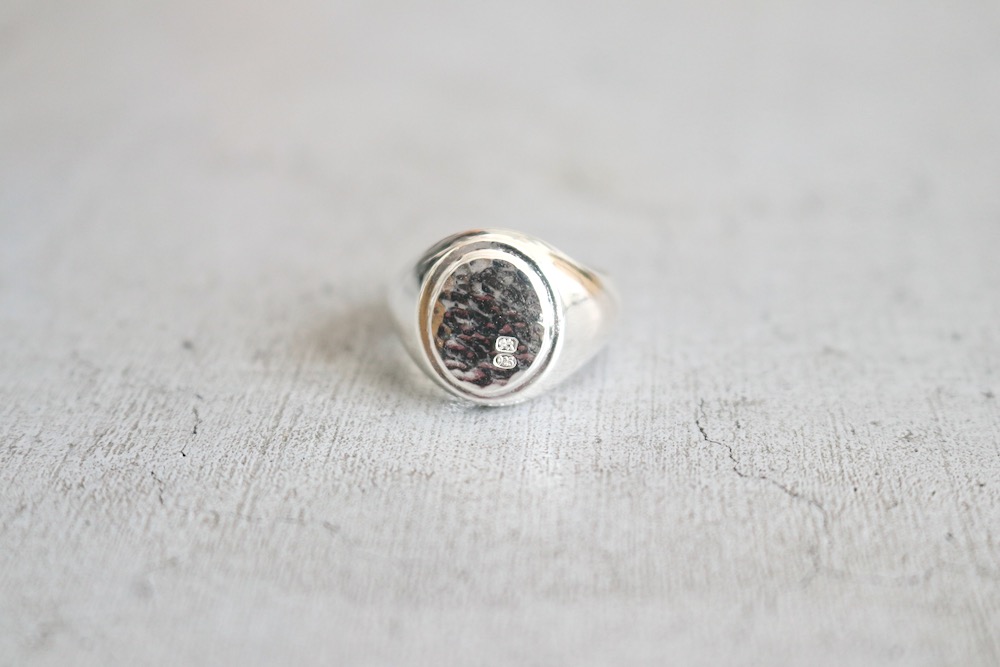 美品！BUNNEY Hammered Signet Ring BUNNEY(バニー) 