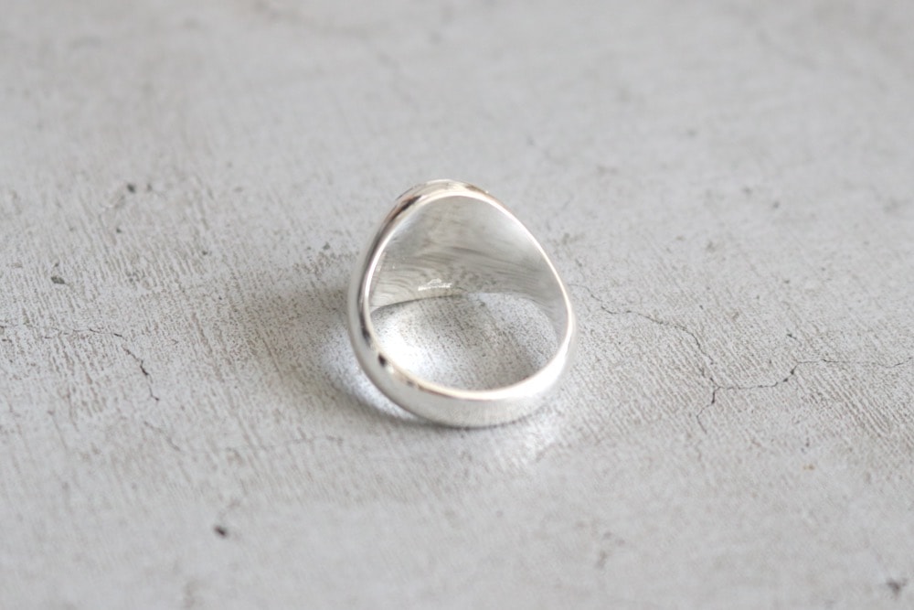 美品！BUNNEY Hammered Signet Ring BUNNEY(バニー) 