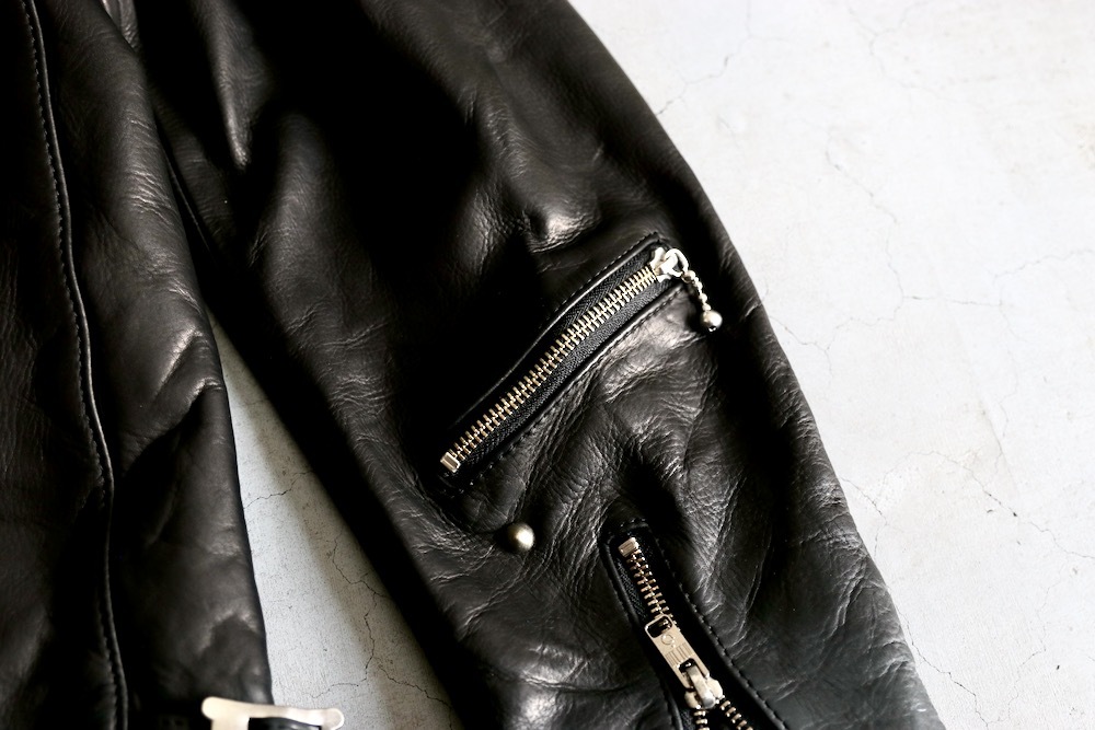 NOMARHYTHM TEXTILE (�Ρ��ޥꥺ��ƥ���������)��Hand Dyed Studded Riders Jacket��