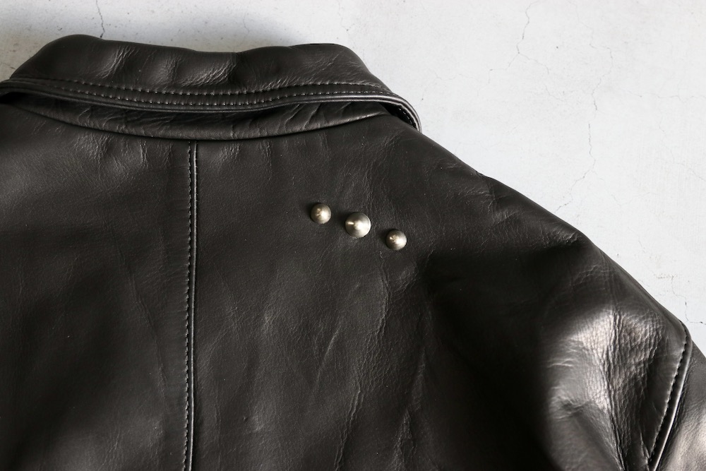 NOMARHYTHM TEXTILE (�Ρ��ޥꥺ��ƥ���������)��Hand Dyed Studded Riders Jacket��