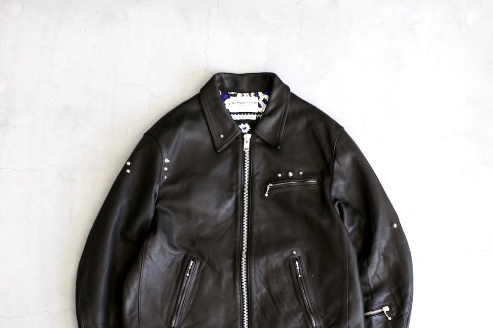 新品・未使用＜NOMA t.d.× Needles＞ ライダース ジャケット NOMA t.d. × NEEDLES[ノーマティーディー×ニードルズ] Faux