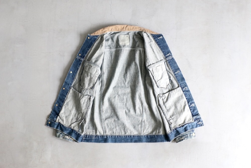 MADNESS (�ޥåɥͥ�) "MADNESS TYPE-III SEA ISLAND DENIM JACKET (CORDUROY COLLAR)"