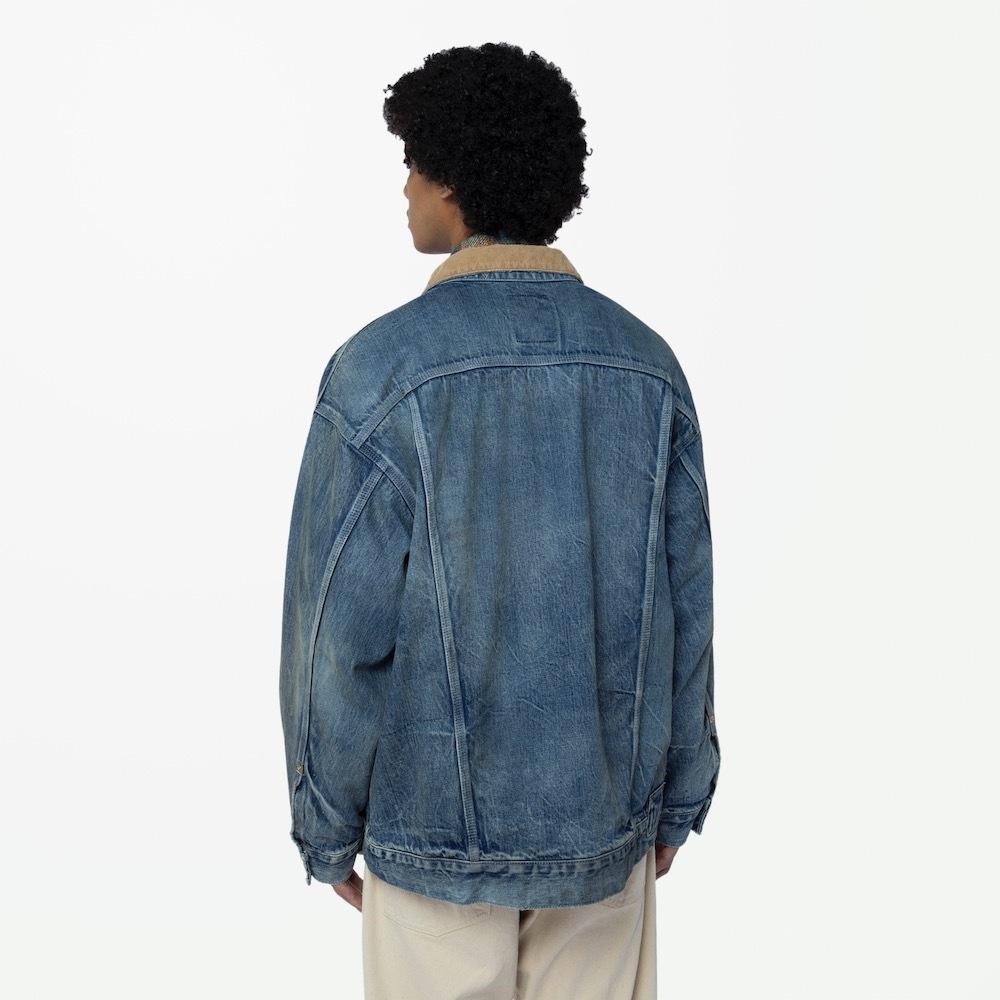 MADNESS (�ޥåɥͥ�) "MADNESS TYPE-III SEA ISLAND DENIM JACKET (CORDUROY COLLAR)"