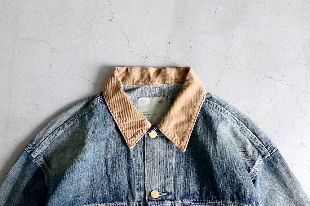 MADNESS (�ޥåɥͥ�) "MADNESS TYPE-III SEA ISLAND DENIM JACKET (CORDUROY COLLAR)"