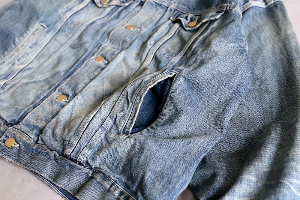 MADNESS (�ޥåɥͥ�) "MADNESS TYPE-III SEA ISLAND DENIM JACKET (CORDUROY COLLAR)"