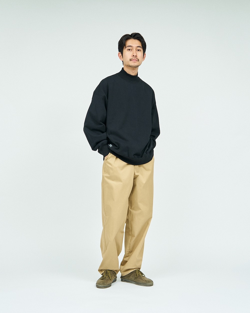 FreshService(�ե�å��奵���ӥ�) "LIGHT OZ MOCK NECK SWEAT"