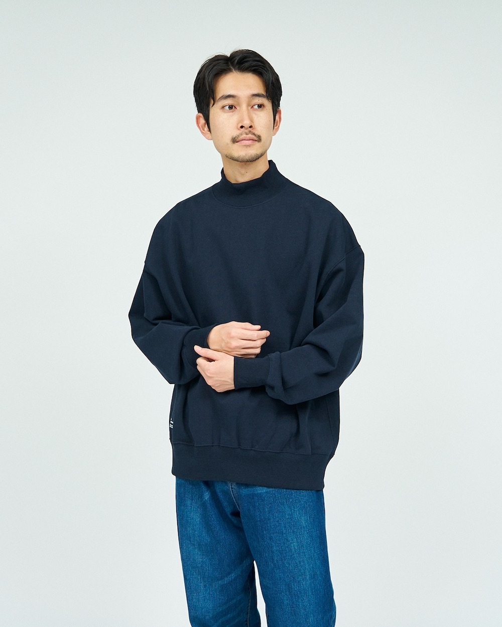 FreshService(�ե�å��奵���ӥ�) "LIGHT OZ MOCK NECK SWEAT"