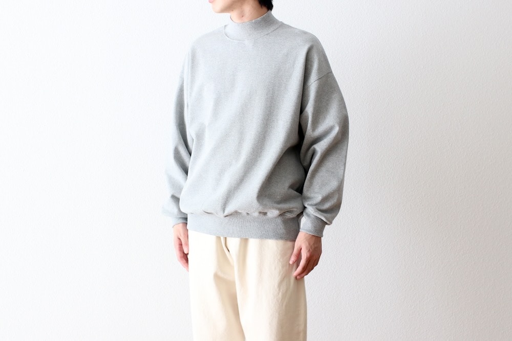 FreshService(�ե�å��奵���ӥ�) "LIGHT OZ MOCK NECK SWEAT"