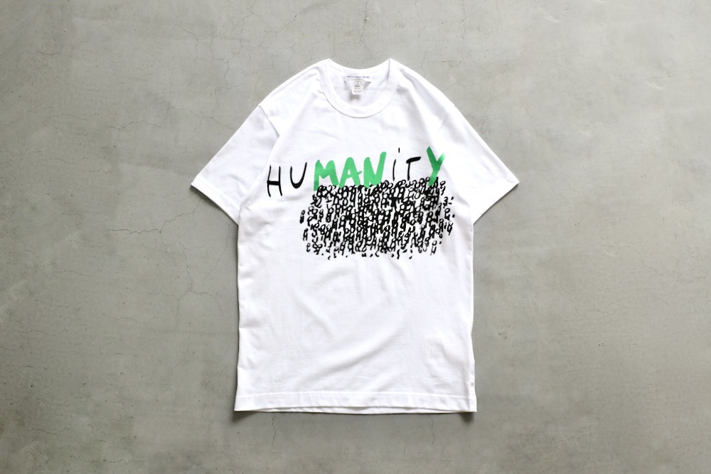 【新品未使用】コムデギャルソン　トップス　ホワイト　Mサイズ【2023AW】 COMME des GARCONS SHIRT(コム デ ギャルソン シャツ) 