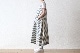 [10% > 15%OFF] ��WOMEN'S�� ts(s) (�ƥ�����������) "Foldable Apron Dress - Block Stripe Print Cotton Twill Cloth"