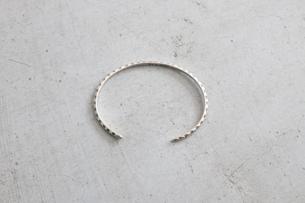 Indian Jewelry (ǥ 奨꡼) "Stamp Silver Bangle -ERICKA NICOLAS BEGAY-"