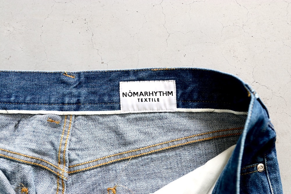 NOMARHYTHM TEXTILE (�Ρ��ޥꥺ��ƥ���������) ��Bandana Embroidery Denim Pants��