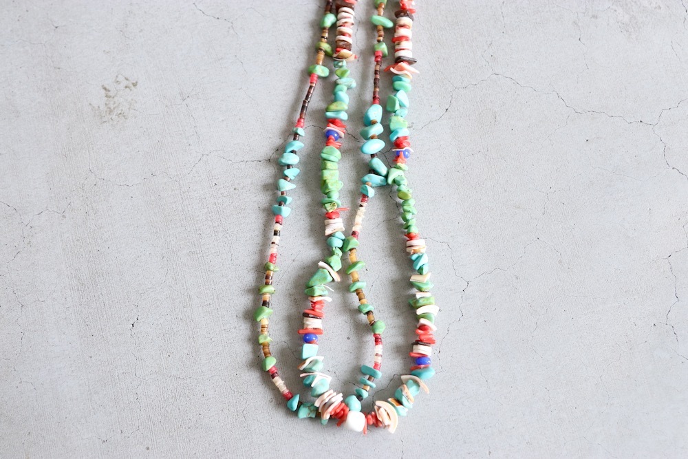 Indian Jewelry (����ǥ����� ���奨�꡼) "Navajo Beads Necklace 50cm -ERICKA NICOLAS BEGAY-"
