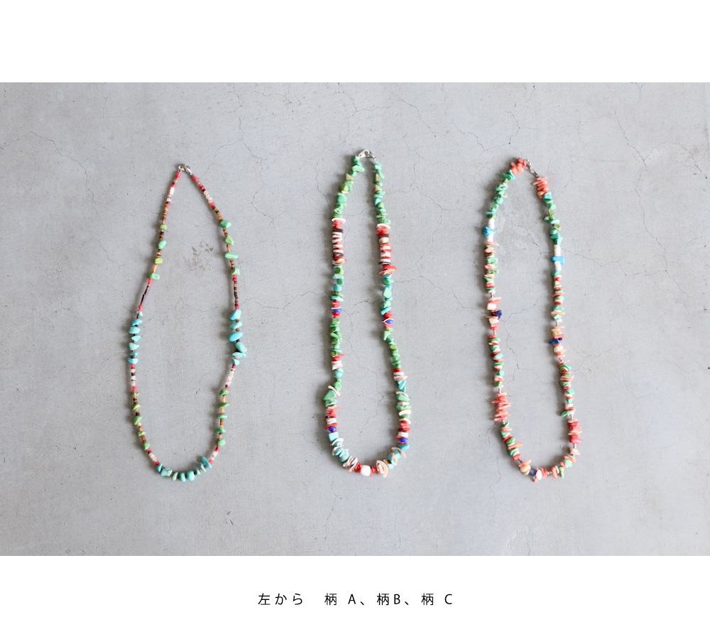 Indian Jewelry (����ǥ����� ���奨�꡼) "Navajo Beads Necklace 50cm -ERICKA NICOLAS BEGAY-"