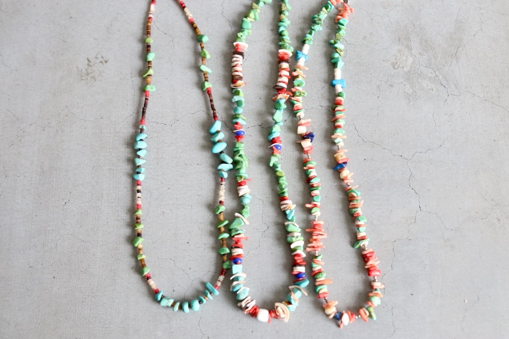 Indian Jewelry (����ǥ����� ���奨�꡼) "Navajo Beads Necklace 50cm -ERICKA NICOLAS BEGAY-"