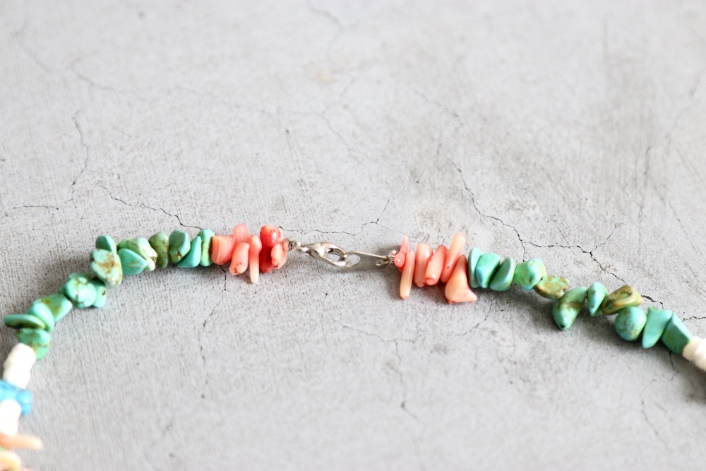 Indian Jewelry (����ǥ����� ���奨�꡼) "Navajo Beads Necklace 50cm -ERICKA NICOLAS BEGAY-"