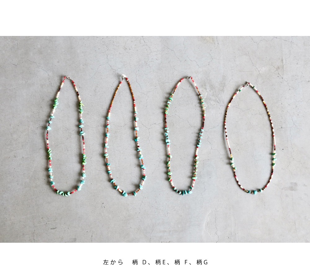 Indian Jewelry (����ǥ����� ���奨�꡼) "Navajo Beads Necklace 50cm -ERICKA NICOLAS BEGAY-"