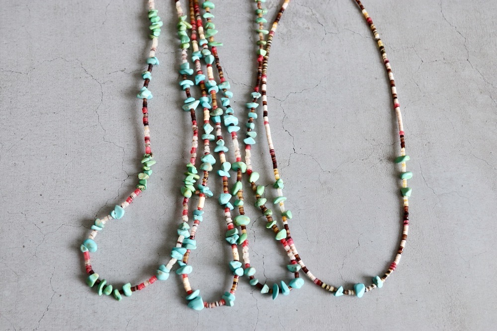 Indian Jewelry (����ǥ����� ���奨�꡼) "Navajo Beads Necklace 50cm -ERICKA NICOLAS BEGAY-"