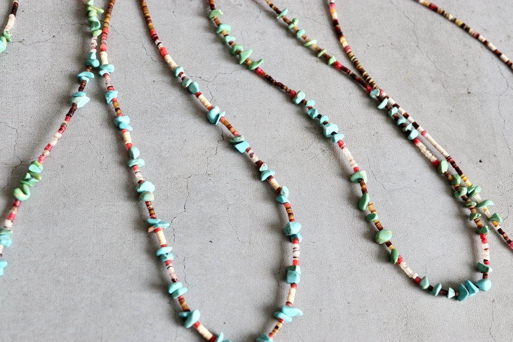 Indian Jewelry (����ǥ����� ���奨�꡼) "Navajo Beads Necklace 50cm -ERICKA NICOLAS BEGAY-"