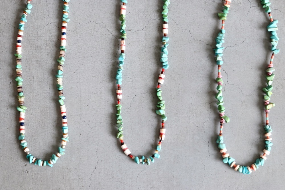 Indian Jewelry (����ǥ����� ���奨�꡼) "Navajo Beads Necklace 50cm -ERICKA NICOLAS BEGAY-"