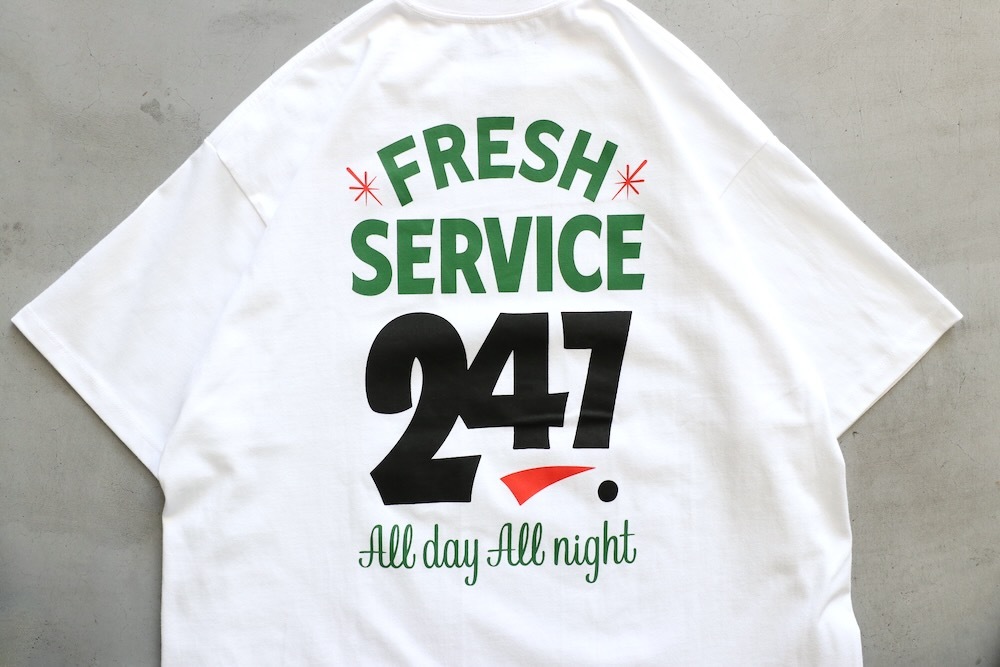 FreshService(�ե�å��奵���ӥ�)"CORPORATE PRINTED ALL DAY ALL NIGHT"