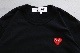 ��unisex��PLAY COMME des GARCONS(�ץ쥤 ���� �� ����륽��) "T-SHIRT RED EMBLEM RED HEART - AX-T108-051 -"