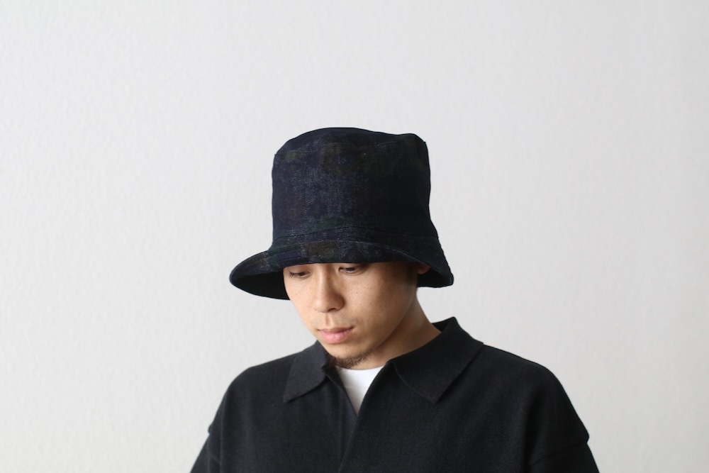 Engineered Garments (󥸥˥ɥ) "Bucket Hat - Floral Print Denim "