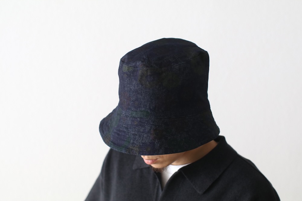 Engineered Garments (󥸥˥ɥ) "Bucket Hat - Floral Print Denim "