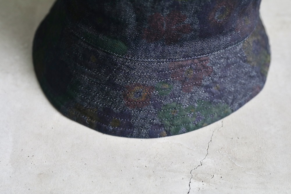 Engineered Garments (󥸥˥ɥ) "Bucket Hat - Floral Print Denim "