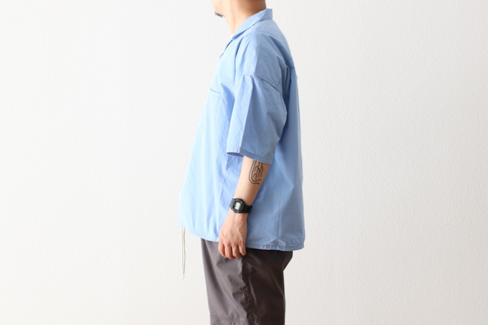 ��EXCLUSIVE / limited��nanamica(�ʥʥߥ�) "Open Collar S/S Shirt"