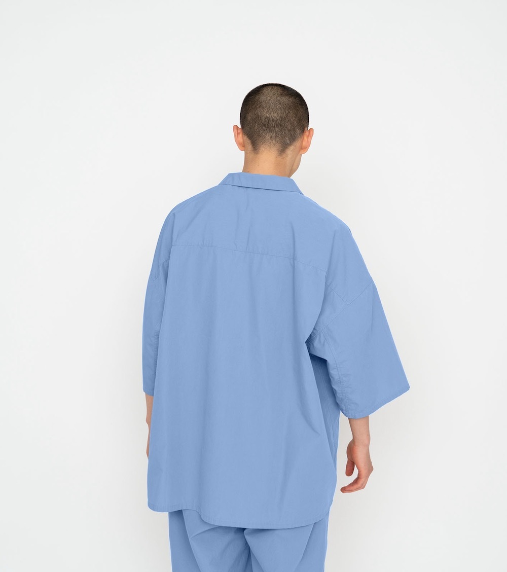 ��EXCLUSIVE / limited��nanamica(�ʥʥߥ�) "Open Collar S/S Shirt"