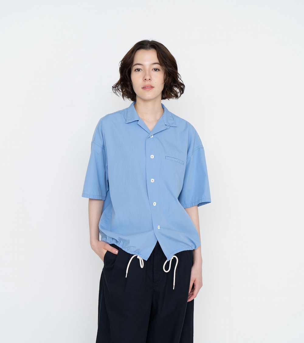 ��EXCLUSIVE / limited��nanamica(�ʥʥߥ�) "Open Collar S/S Shirt"