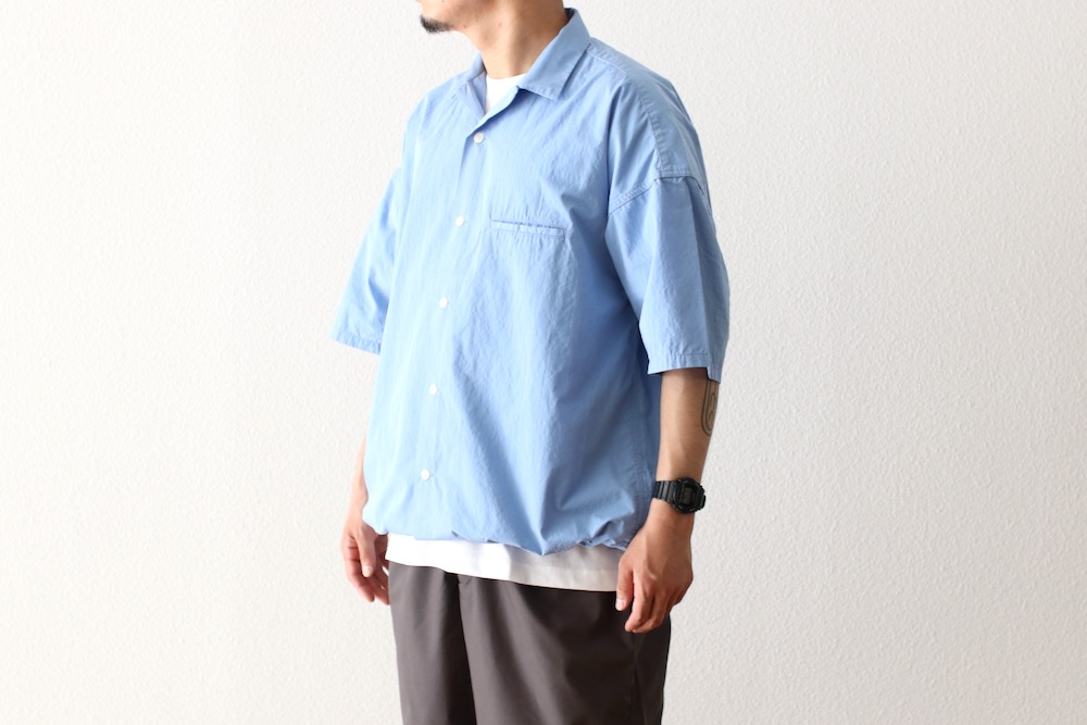 ��EXCLUSIVE / limited��nanamica(�ʥʥߥ�) "Open Collar S/S Shirt"