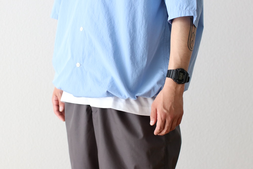 ��EXCLUSIVE / limited��nanamica(�ʥʥߥ�) "Open Collar S/S Shirt"