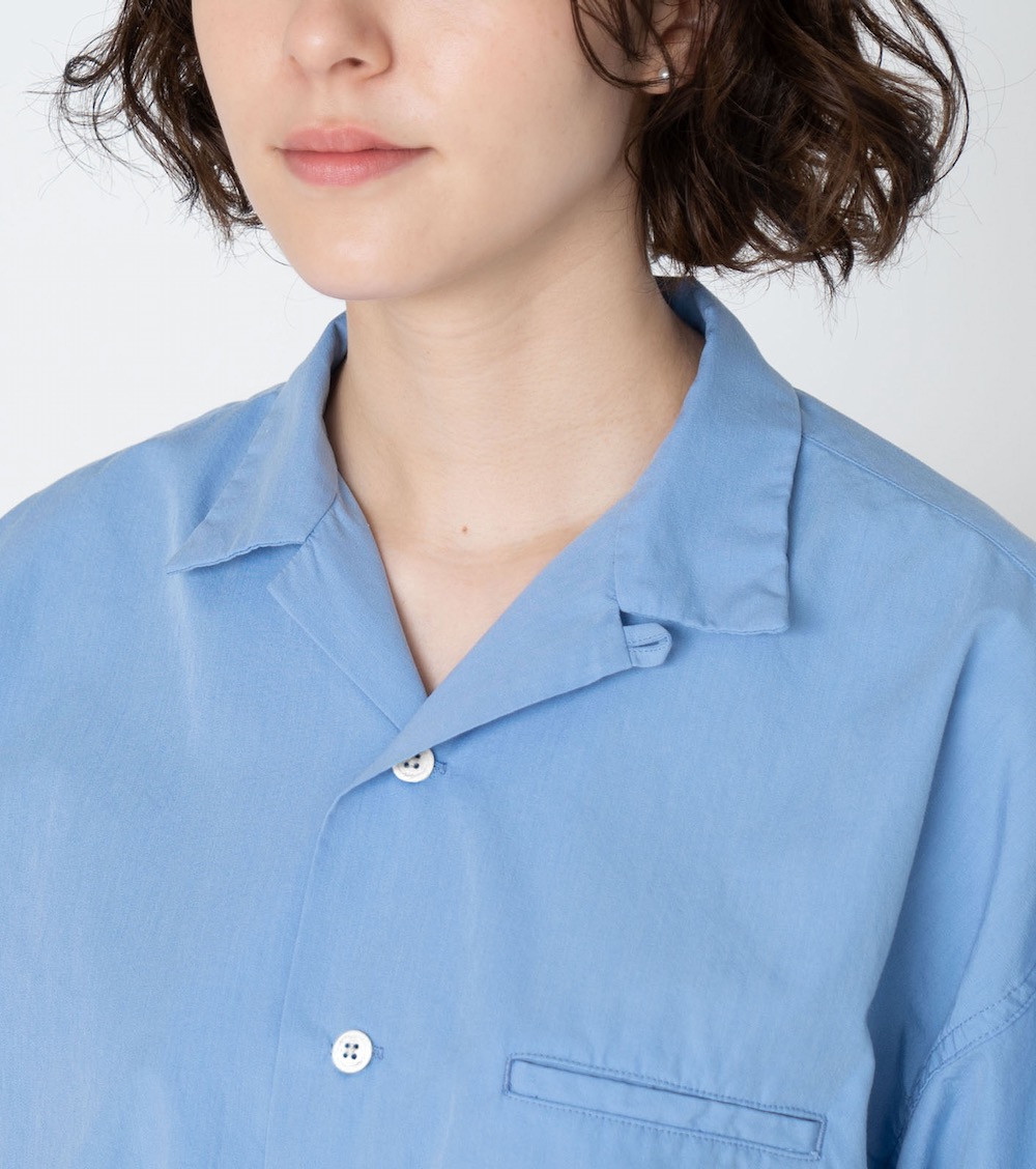 ��EXCLUSIVE / limited��nanamica(�ʥʥߥ�) "Open Collar S/S Shirt"