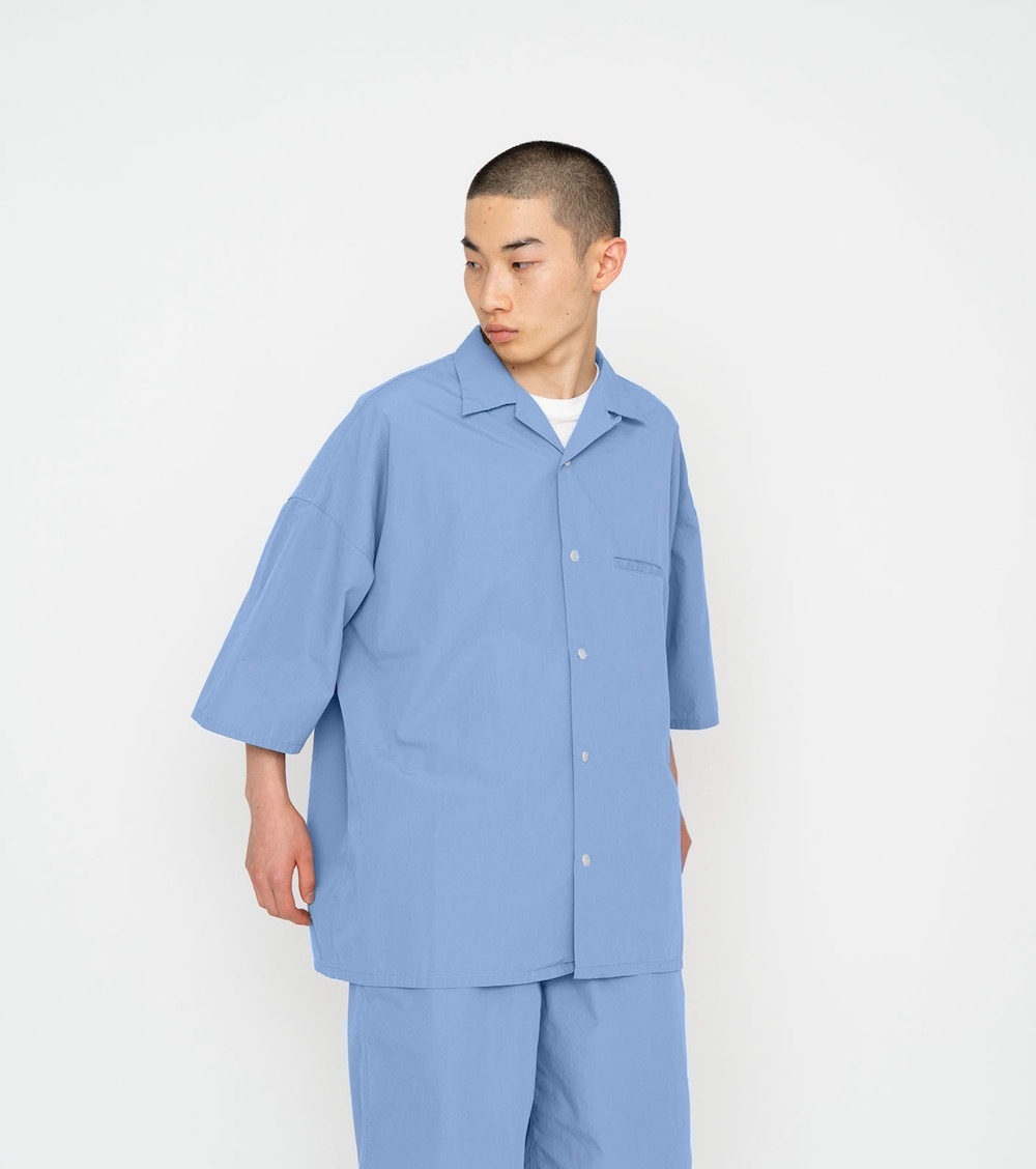 ��EXCLUSIVE / limited��nanamica(�ʥʥߥ�) "Open Collar S/S Shirt"