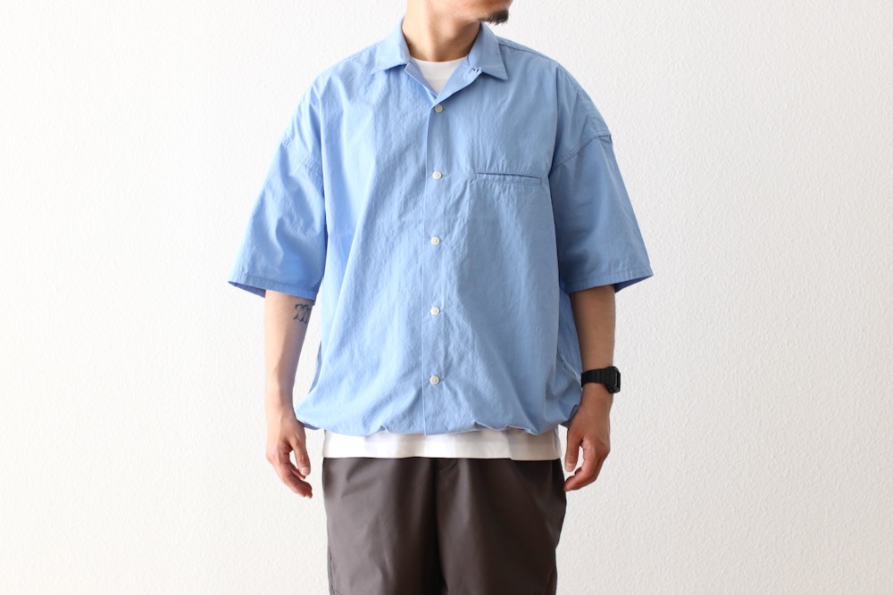 ��EXCLUSIVE / limited��nanamica(�ʥʥߥ�) "Open Collar S/S Shirt"