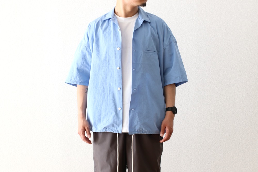 ��EXCLUSIVE / limited��nanamica(�ʥʥߥ�) "Open Collar S/S Shirt"