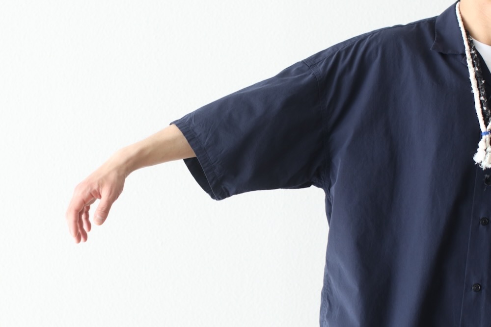 ��EXCLUSIVE / limited��nanamica(�ʥʥߥ�) "Open Collar S/S Shirt"