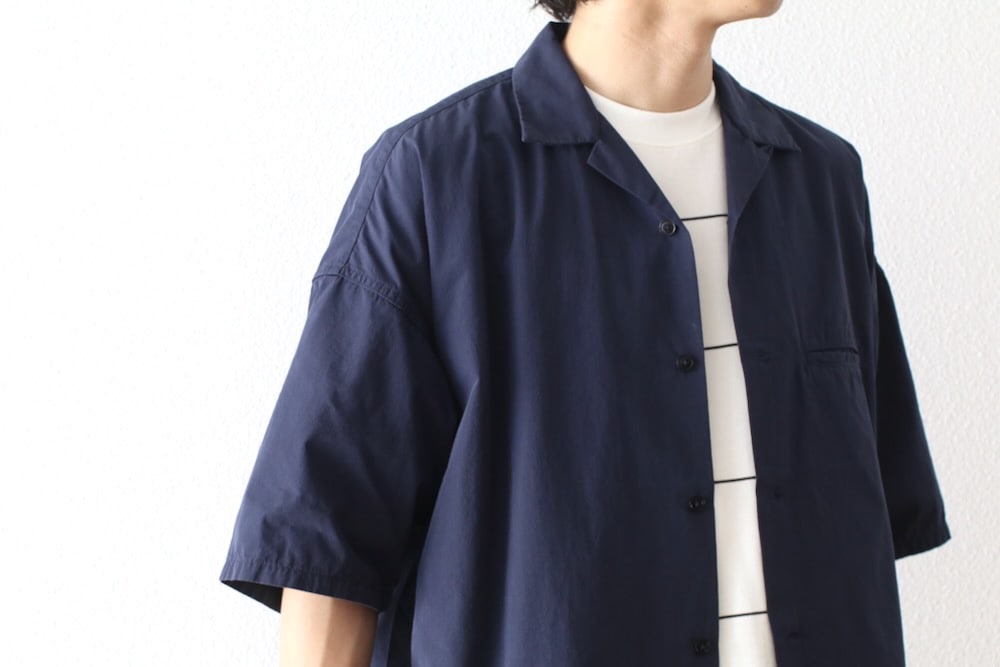 [15%OFF] ��EXCLUSIVE / limited��nanamica(�ʥʥߥ�) "Open Collar S/S Shirt"