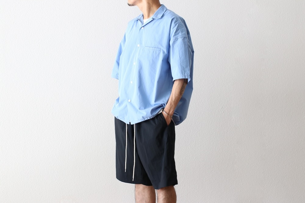 ��EXCLUSIVE / limited��nanamica(�ʥʥߥ�) "Open Collar S/S Shirt"