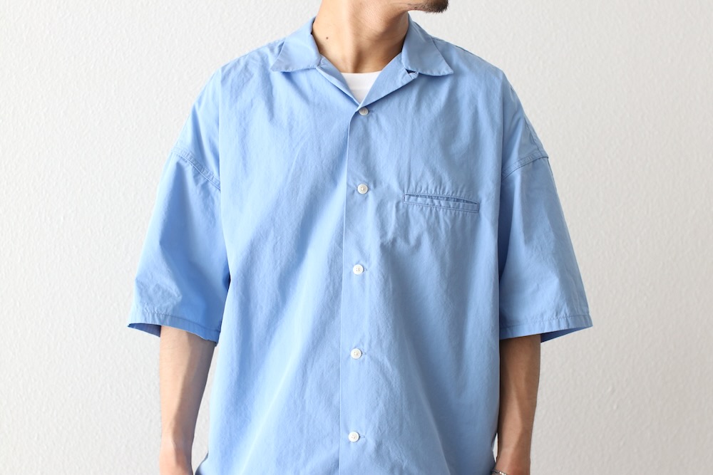 ��EXCLUSIVE / limited��nanamica(�ʥʥߥ�) "Open Collar S/S Shirt"