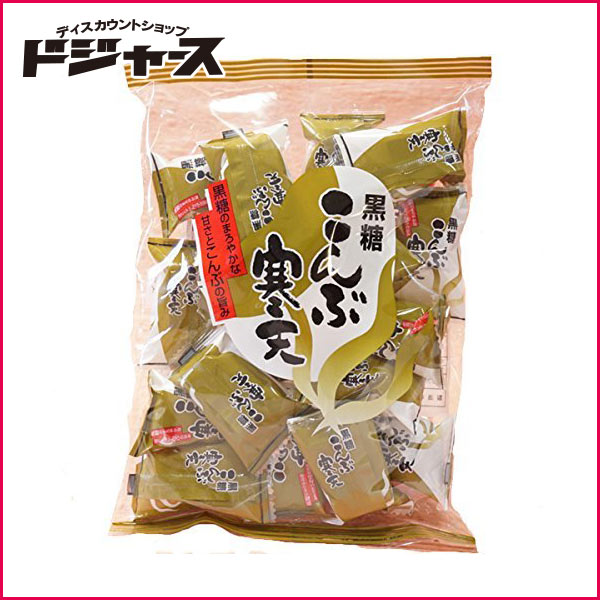 【小林製菓】黒糖こんぶ寒天 210g
